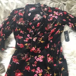 Floral Wrap Dress